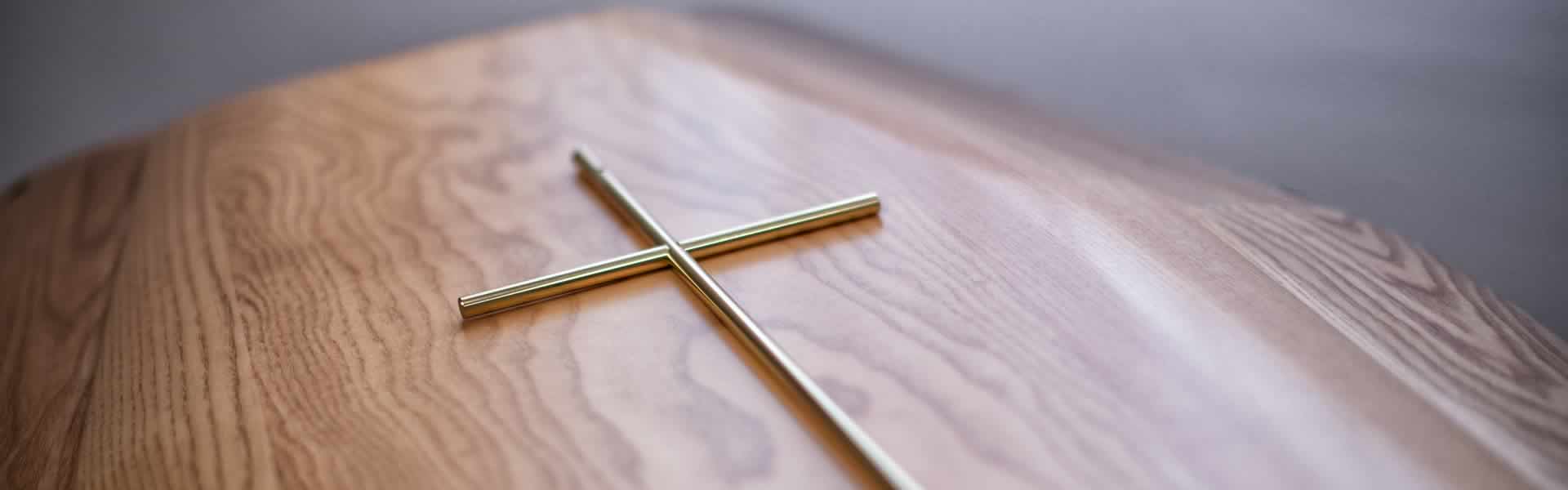 Croce per decorazione cofano funebre